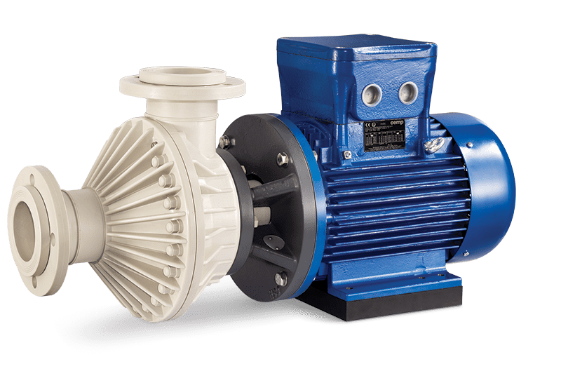 OMA70 centrifugal chemical pump with 5.5 kW explosion proof motor