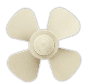Three-blade marine propeller in PP for acid waters and corrosive fluids