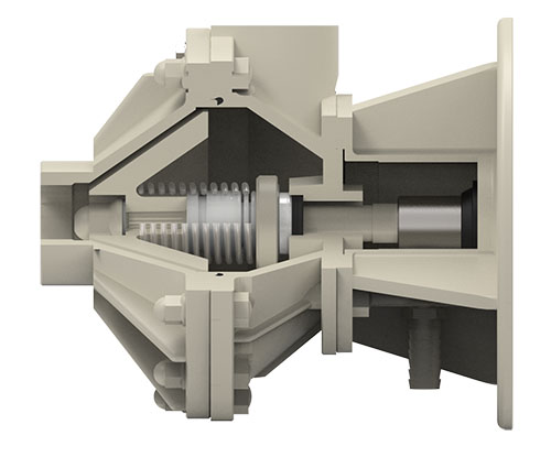 Horizontal chemical pumps with acid-proof single mechanical seal